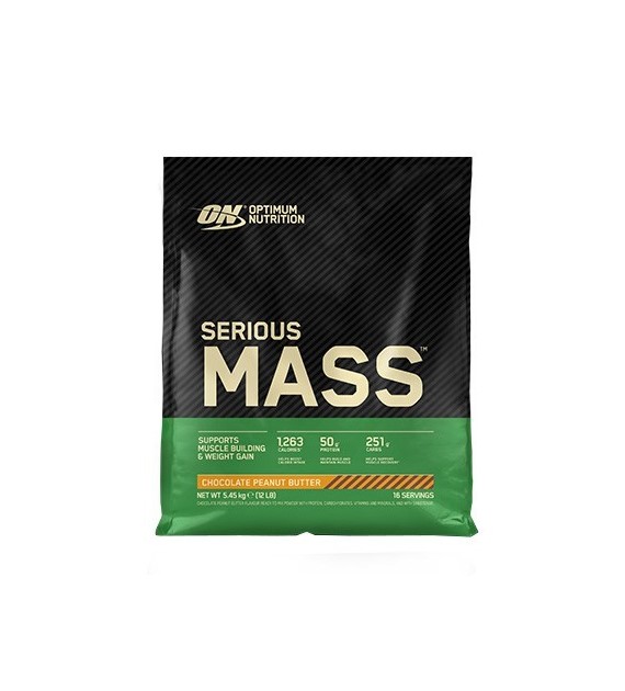 Optimum Nutrition Serious Mass, Chocolate Peanut Butter - 5450 g