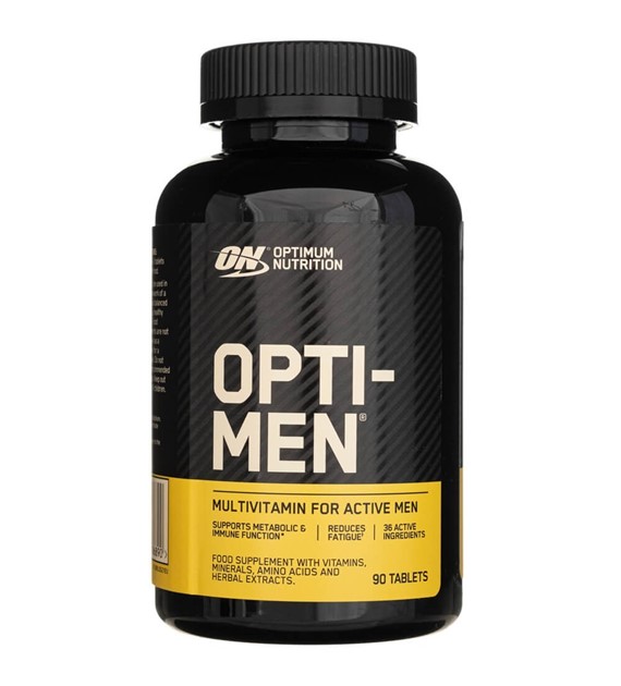 Optimum Nutrition Opti-Men (multiwitamina dla aktywnych mężczyzn) - 90 tabletek