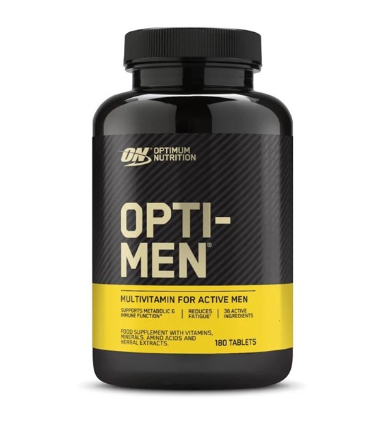 Optimum Nutrition Opti-Men (multiwitamina dla aktywnych mężczyzn) - 180 tabletek