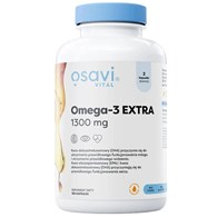 Osavi Omega-3 Extra 1300 mg, cytryna - 180 kapsułek