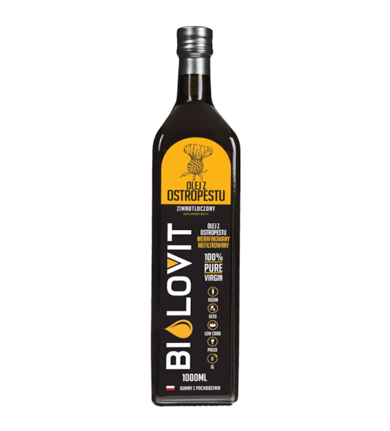 Bilovit Olej z ostropestu zimnotłoczony - 1000 ml