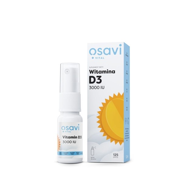 Osavi Witamina D3 MAX 4000 IU w sprayu - 12,5 ml