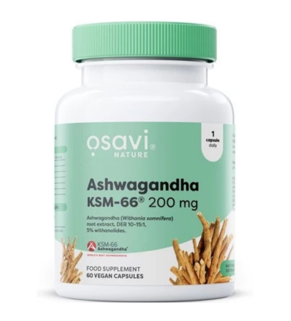 Osavi Ashwagandha KSM-66® 200 mg - 60 kapsułek