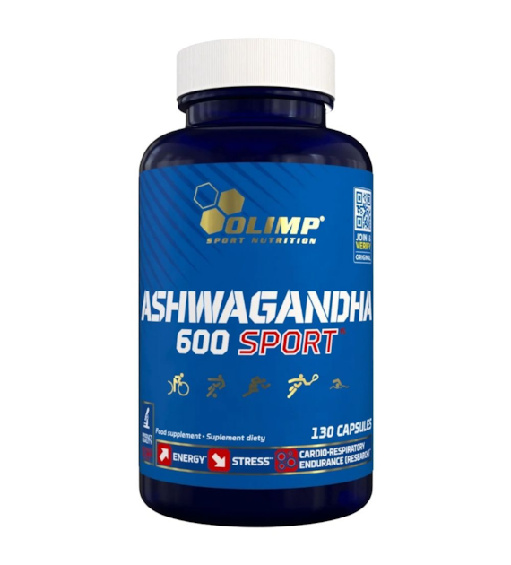 Olimp Ashwagandha 600 Sport - 130 kapsułek