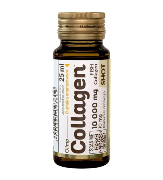 Olimp Collagen Shot 10 000 mg, ananas - 25 ml