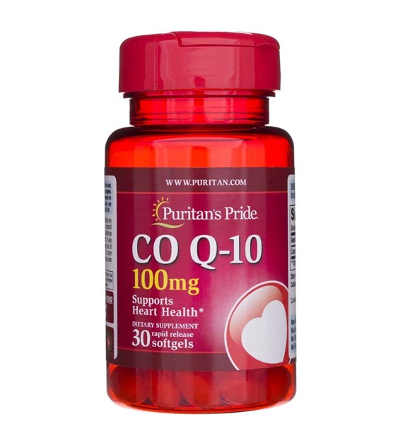 Puritan's Pride CoQ10 Q-Sorb 100 mg - 30 měkkých gelů