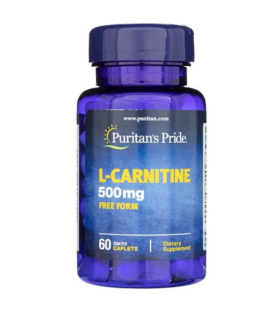 Puritan's Pride L-Carnitine 500 mg - 60 Caplets