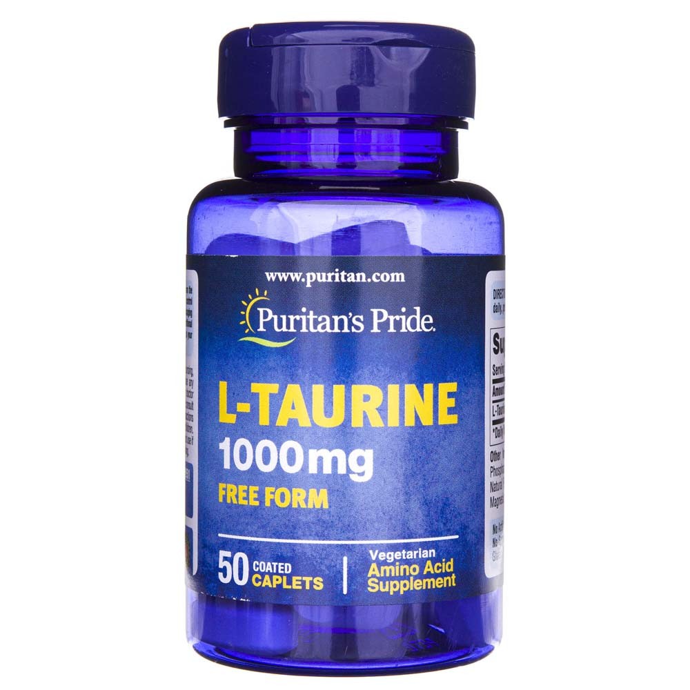 Puritan's Pride L-Tauryna 1000 mg - 50 tabletek