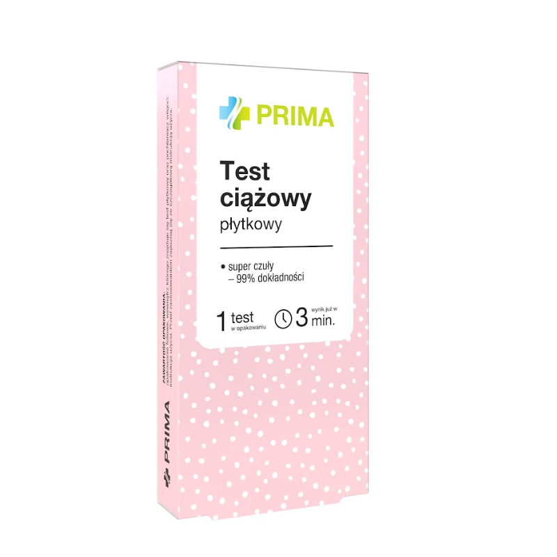 Prima Test ciążowy płytkowy - 1 sztuka