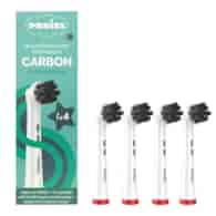 Puries Carbon Końcówki do szczoteczek elektrycznych Oral-B - 4 sztuki
