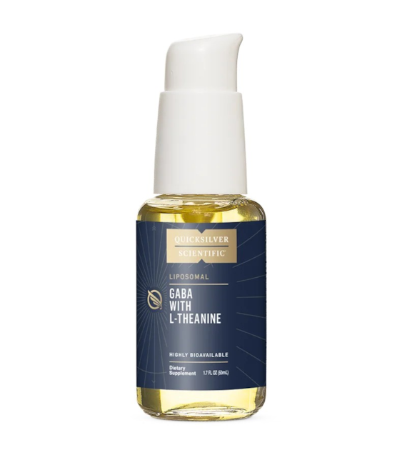Quicksilver Liposomalna GABA z L-teaniną, pomarańczowy - 50 ml