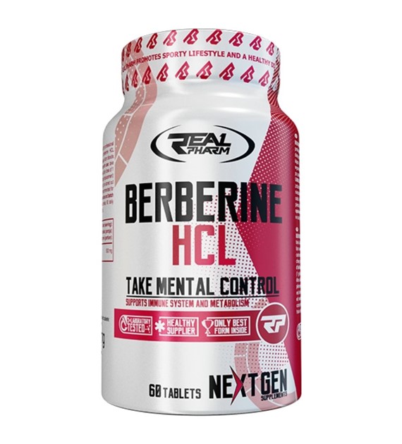 Real Pharm Berberyna HCL 500 mg - 60 tabletek
