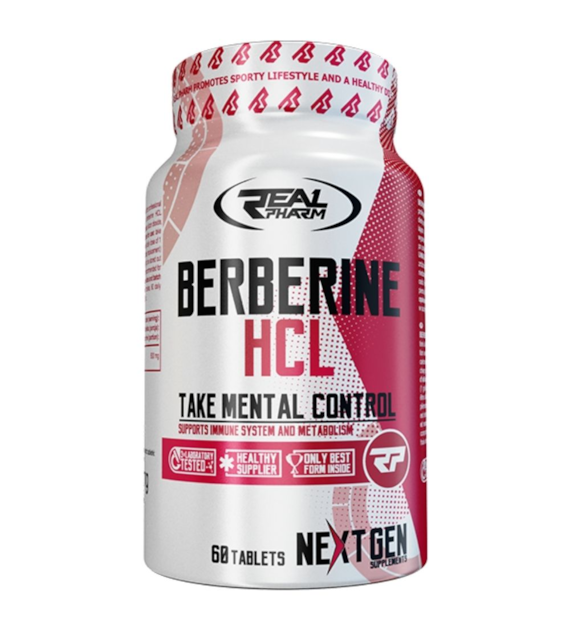 Real Pharm Berberyna HCL 500 mg - 60 tabletek