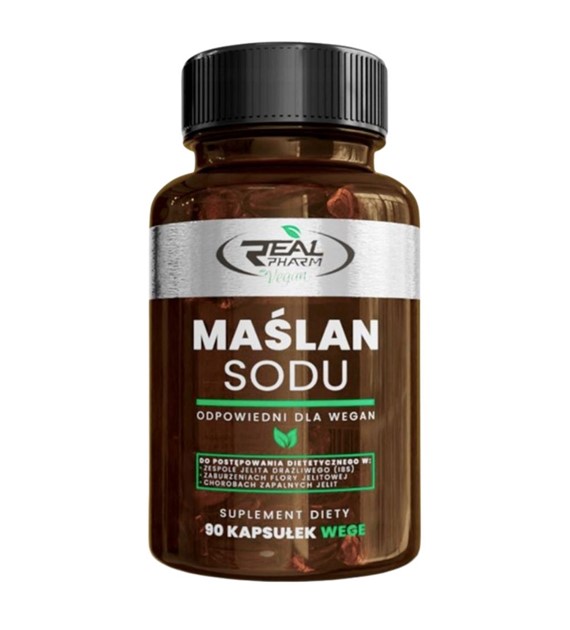 Real Pharm Maślan sodu 600 mg - 90 kapsułek