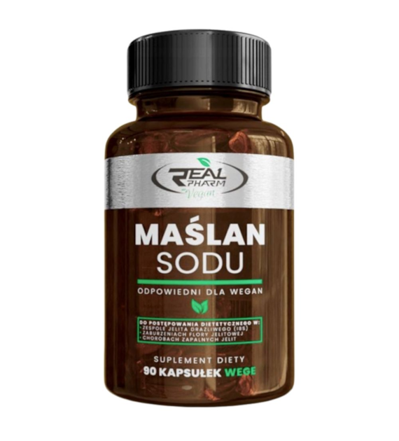 Real Pharm Maślan sodu 600 mg - 90 kapsułek