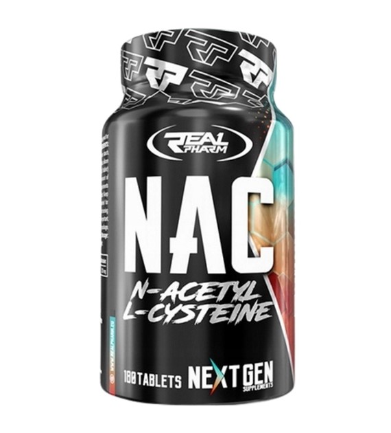 Real Pharm NAC (N-acetylo-L-cysteina) 125 mg - 180 tabletek