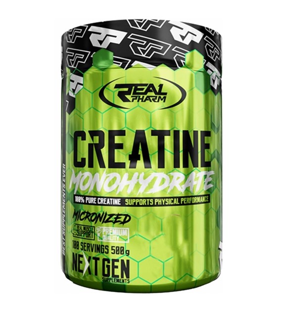 Real Pharm Creatine, Monohydrat kreatyny, pomarańcza - 500 g