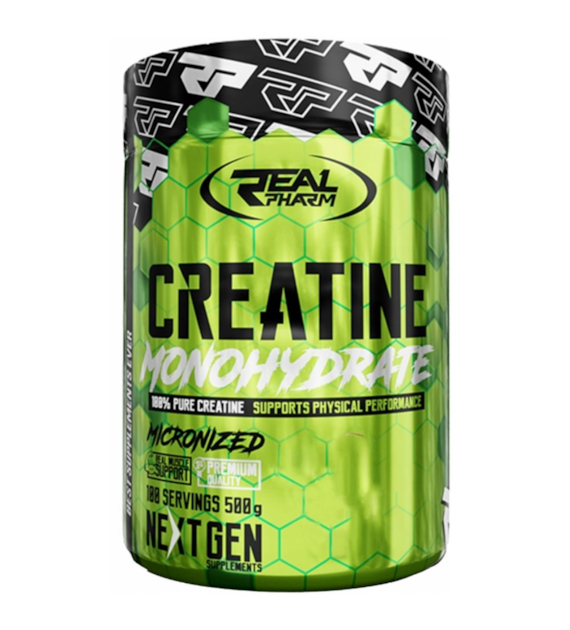 Real Pharm Creatine, Monohydrat kreatyny, pomarańcza - 500 g