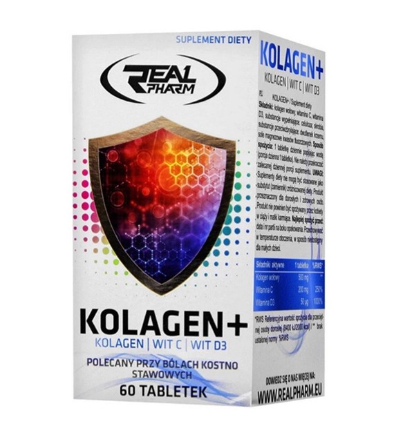 Real Pharm Kolagen+ - 60 tabletek