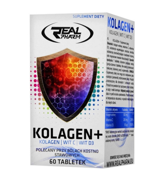 Real Pharm Kolagen+ - 60 tabletek
