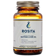 Rosita Ratfish Liver Oil Olej z wątroby Chimery - 90 kapsułek