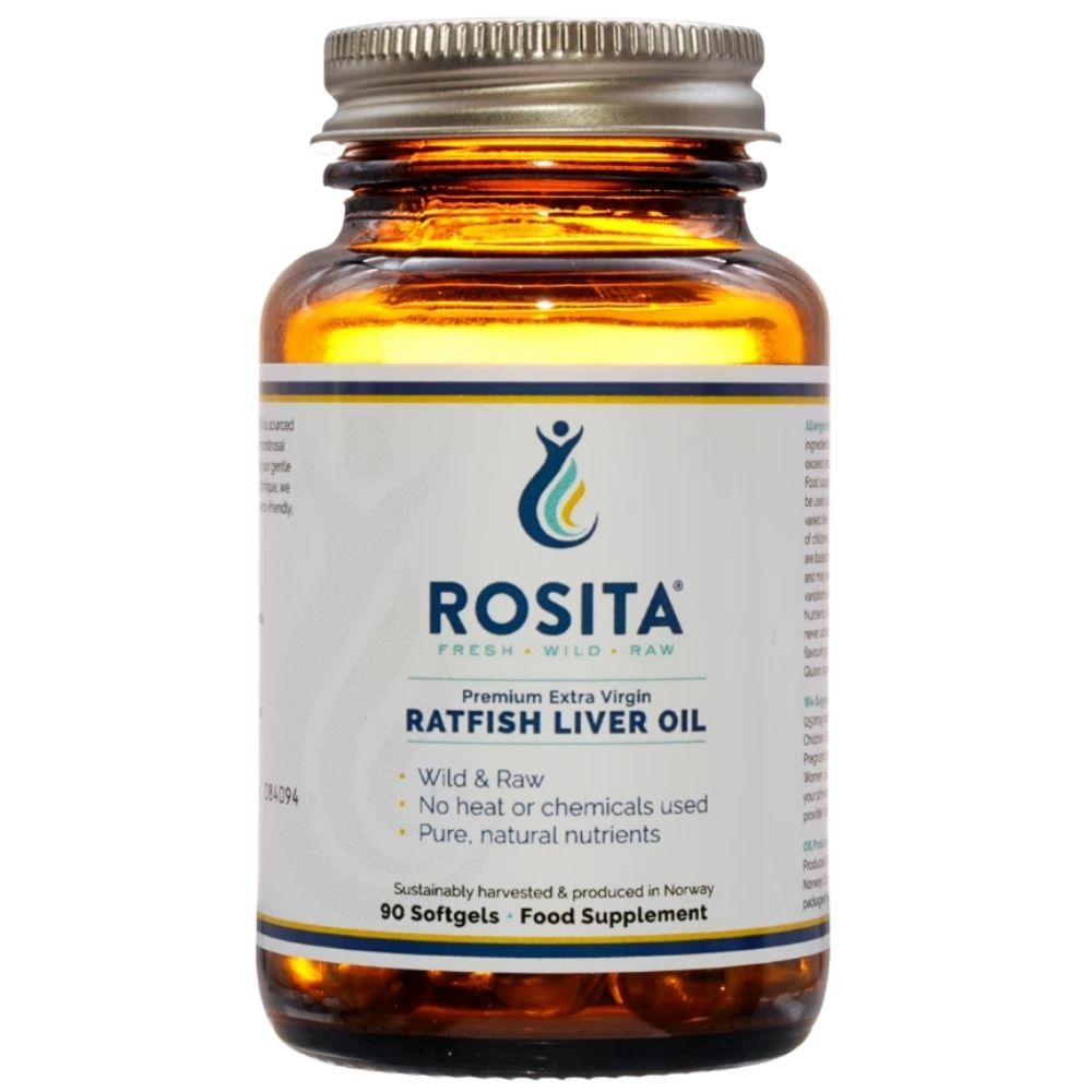 Rosita Ratfish Liver Oil Olej z wątroby Chimery - 90 kapsułek