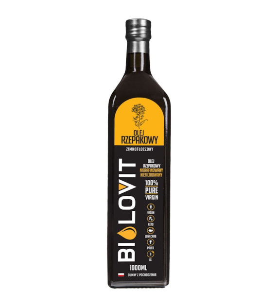 Bilovit Olej rzepakowy zimnotłoczony - 1000 ml