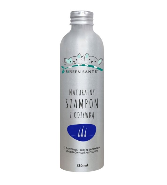 JM Sante Szampon z odżywką dla psa i kota - 250 ml