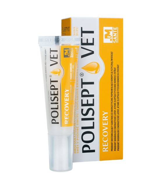 JM Sante Polisept Vet Recovery Preparat energetyczny dla zwierząt - 12 ml