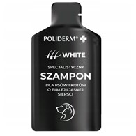 JM Sante Poliderm Szampon dla psa i kota o białej i jasnej sierści - 15 ml