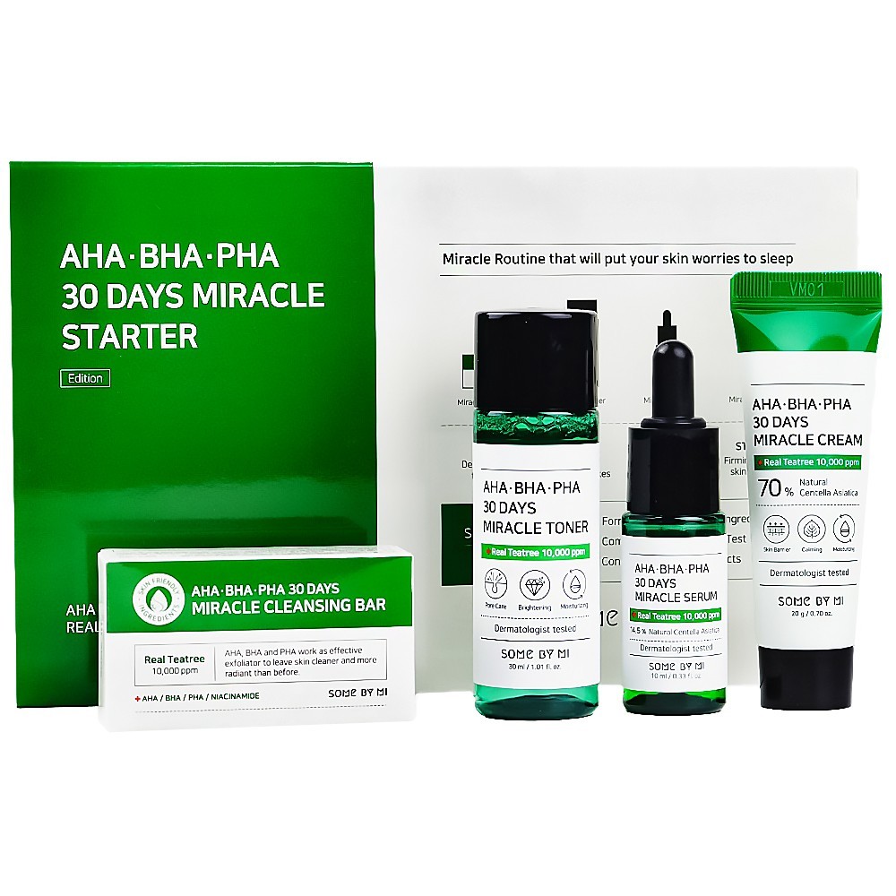 Some By Mi AHA BHA PHA 30 Days Miracle - zestaw do cery trądzikowej