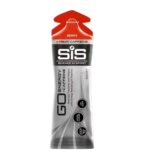 SIS GO Energy + Caffeine Żel energetyczny z kofeiną jagodowy - 60 ml