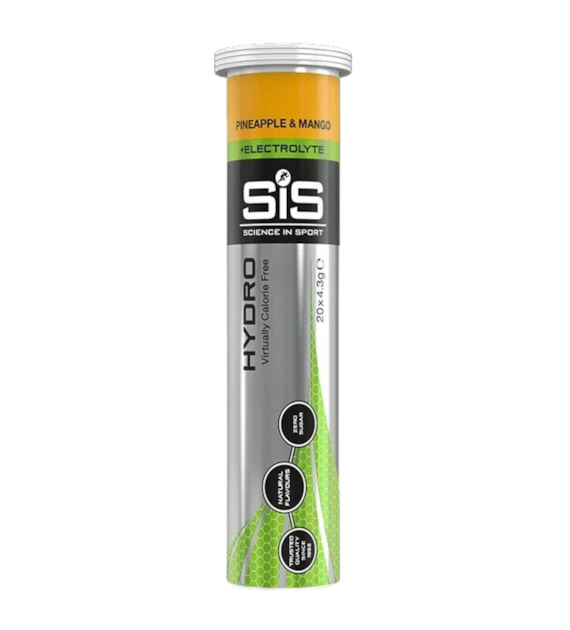 SiS Hydro Elektrolity, ananas-mango - 20 tabletek musujących