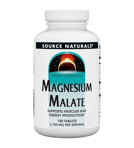 Source Naturals Jabłczan magnezu 3750 mg - 360 tabletek