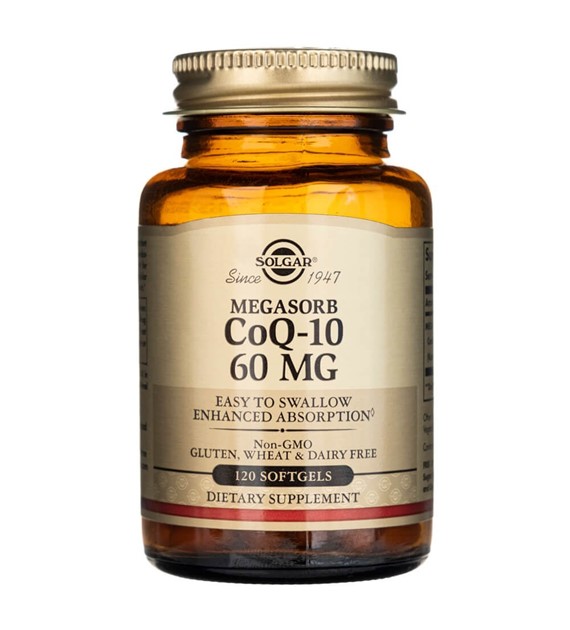 Solgar Megasorb CoQ-10 60 mg - 120 Weichkapseln