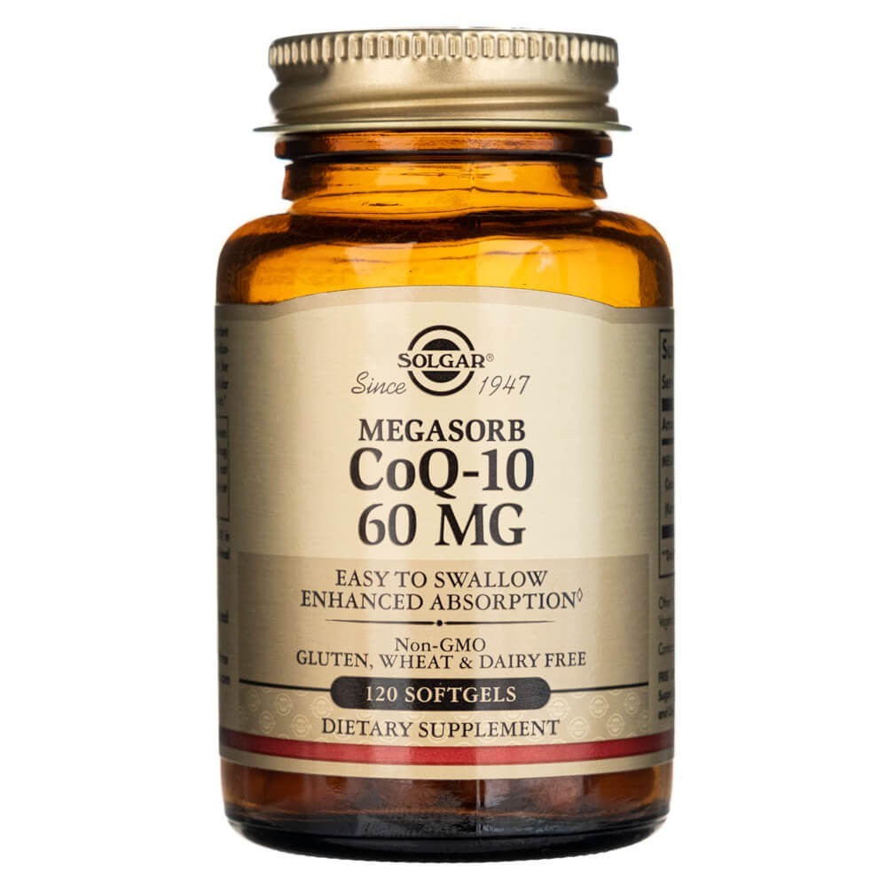 Solgar Megasorb CoQ-10 60 mg - 120 Weichkapseln