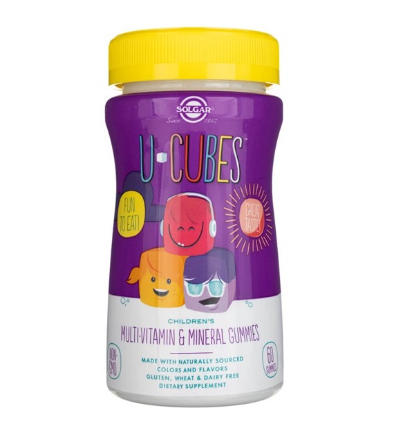 Solgar U-Cubes Children's Multi-Vitamin and Mineral - 60 Gummies