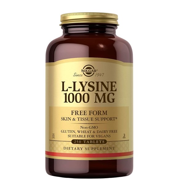Solgar L-Lizyna 1000 mg - 250 tabletek