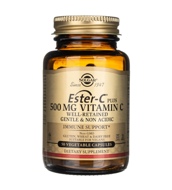 Solgar Ester-C plus Vitamin C 500 mg - 50 Veg Capsules