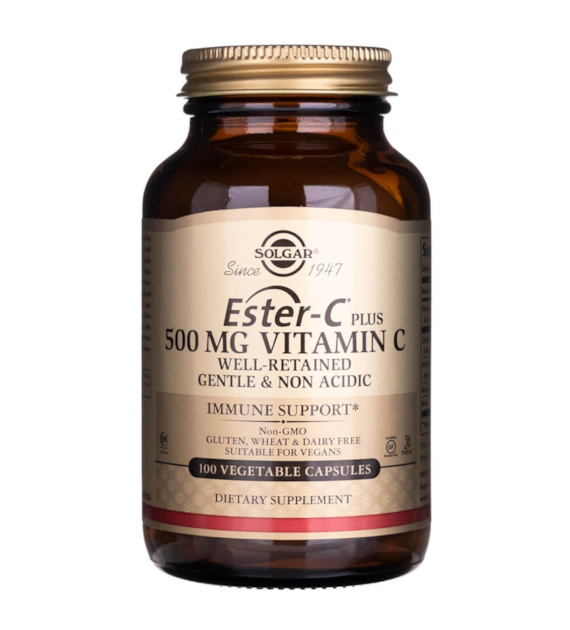 Solgar Ester-C plus Vitamin C 500 mg - 100 Veg Capsules