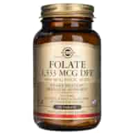 Solgar Folate 1,333 mcg DFE (800 mcg Folic Acid) - 250 Tablets