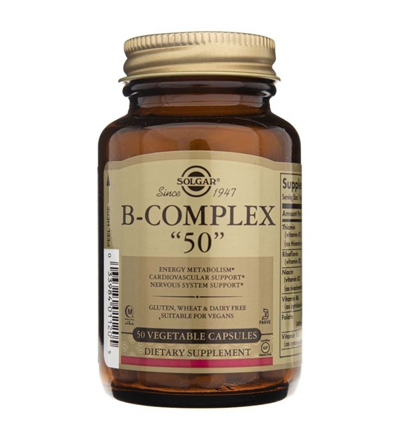 Solgar Witamina B-kompleks 50 - 50 kapsułek b50 b-50