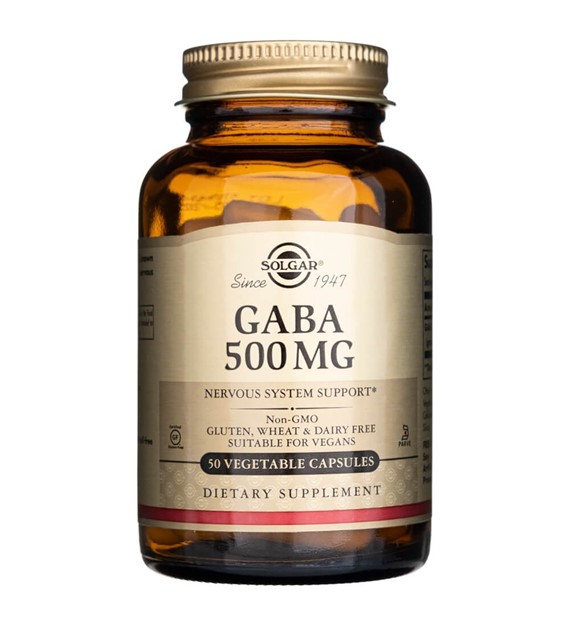 Solgar GABA 500 mg - 50 pflanzliche Kapseln