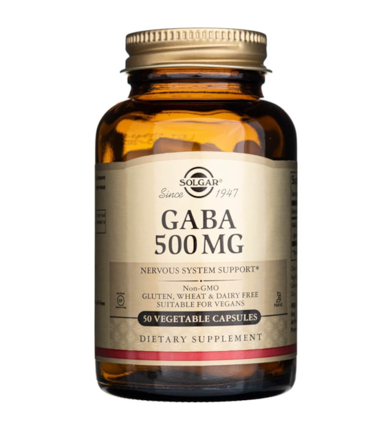Solgar GABA 500 mg - 50 Veg Capsules