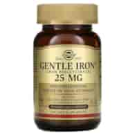 Solgar Gentle Iron, chelat aminokwasowy 25 mg US - 90 kapsułek