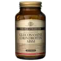 Solgar Dreifache Stärke Glucosamin Chondroitin MSM - 60 Tabletten