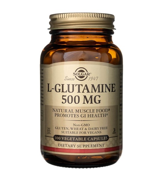 Solgar L-Glutamin 500 mg - 100 pflanzliche Kapseln