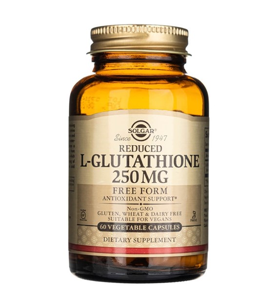 Solgar Reduziertes L-Glutathion 250 mg - 60 pflanzliche Kapseln