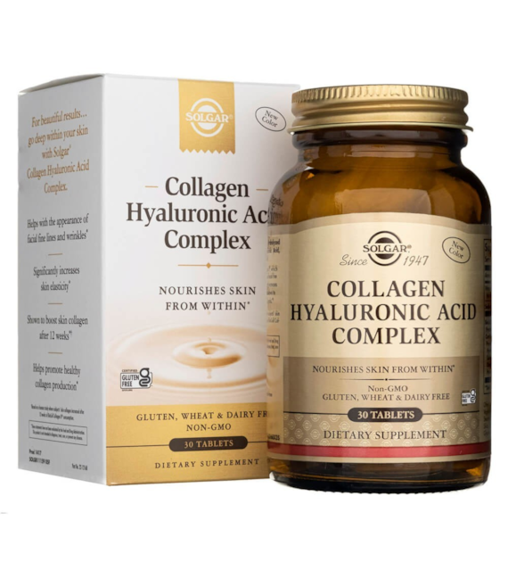Solgar Collagen Hyaluronic Acid Complex - 30 Tablets