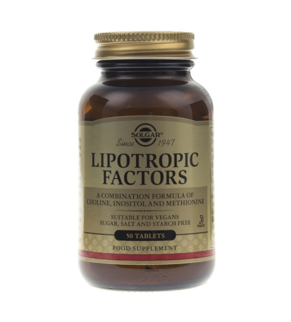 Solgar Lipotropic Factors - 50 tabletek